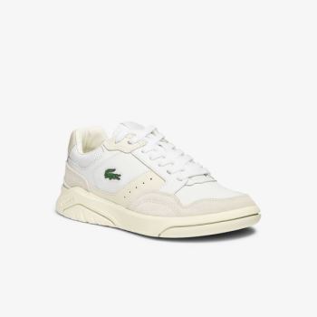 Lacoste Game Advance Luxe Leather and Suede Sneakers Dámské - Tenisky Bílé / Šedé | CZ-oIFhlB